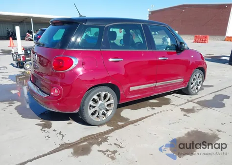 2014 Fiat 500L Lounge from USA, damaged, VIN ZFBCFACH8EZ029500